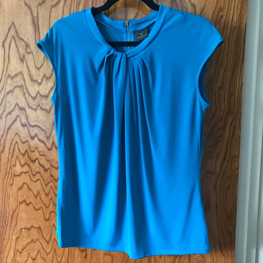 Turquoise blouse